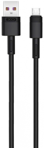 Кабель XO NB-Q166 microUSB 1m 5A Black - фото - інтернет-магазин електроніки та побутової техніки TTT