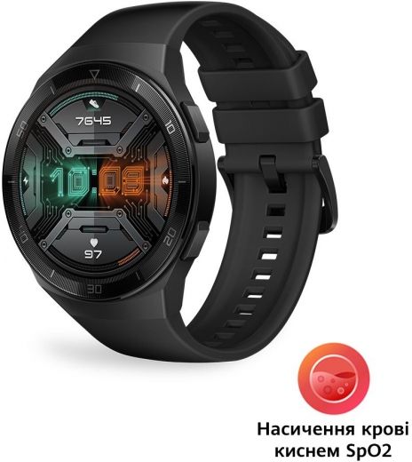 Смарт часы Huawei Watch GT 2e Black - фото - интернет-магазин электроники и бытовой техники TTT