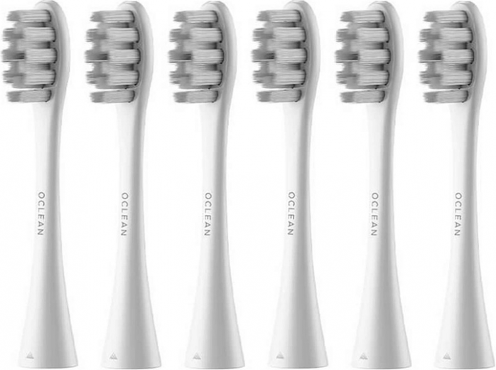 Насадка для електричної зубної щітки Oclean P1S12 W06 Gum Care Brush Head White (6 шт) (6970810552263) - фото - інтернет-магазин електроніки та побутової техніки TTT