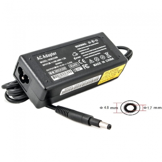 Блок питания PowerPlant для ноутбука HP (19.5V 65W 3.73A) (HP65G4817) - фото - интернет-магазин электроники и бытовой техники TTT