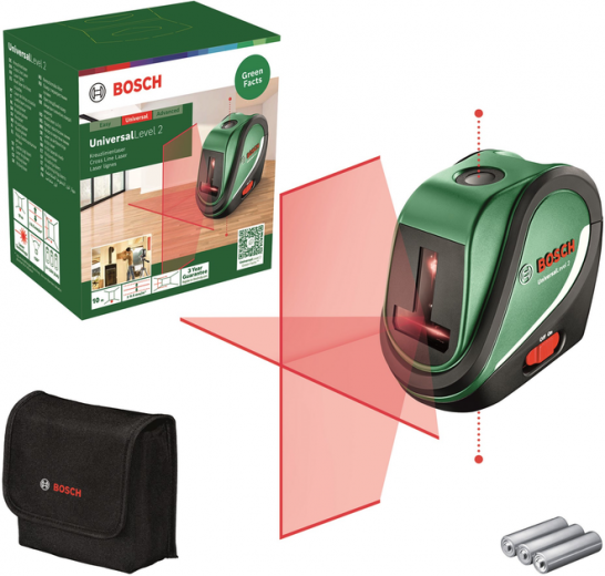 Линейный лазерный нивелир Bosch UniversalLevel 2 с чехлом (0603663802) - фото Линейный лазерный нивелир Bosch UniversalLevel 2 с чехлом (0603663802) - фото - интернет-магазин электроники и бытовой техники TTT