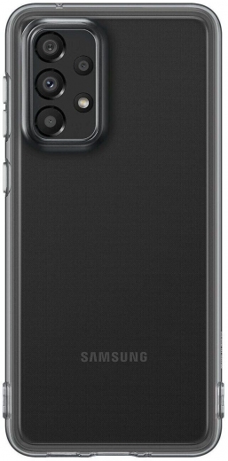 Чохол Samsung Soft Clear Cover для Samsung Galaxy A33 (A336) (EF-QA336TBEGRU) Black - фото - інтернет-магазин електроніки та побутової техніки TTT