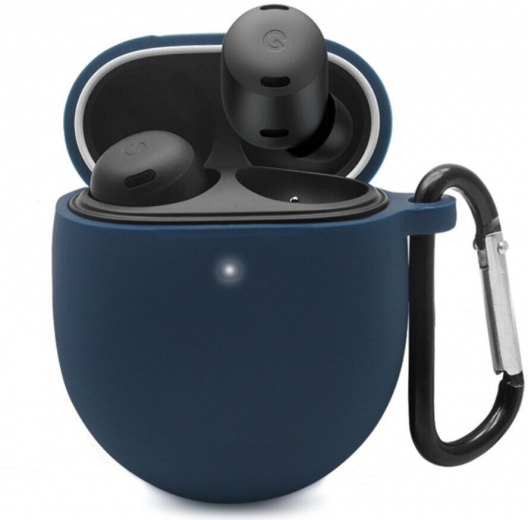 Чохол Silicon BeCover для Google Pixel Buds Pro (709576) Deep Blue - фото - інтернет-магазин електроніки та побутової техніки TTT