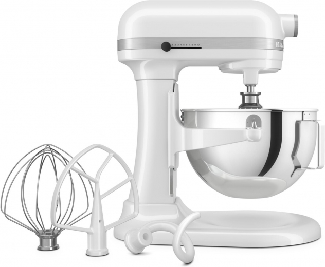 Планетарний міксер KitchenAid Heavy Duty 5,2 л 5KSM55SXXEWH - фото - інтернет-магазин електроніки та побутової техніки TTT
