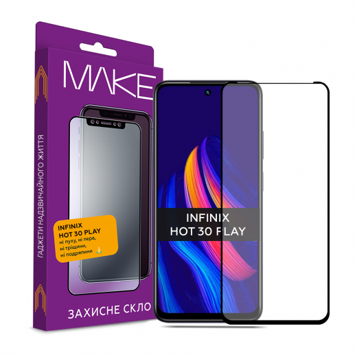 Захисне скло MakeFuture для Infinix Hot 30 Play (MGF-IH30P) - фото - інтернет-магазин електроніки та побутової техніки TTT