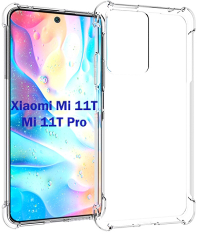 Панель Anti-Shock BeCover для Xiaomi Mi 11T / Mi 11T Pro (706975) Clear  - фото - інтернет-магазин електроніки та побутової техніки TTT