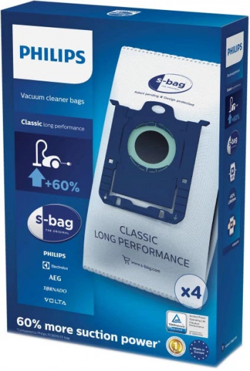 Змінний синтетичний мішок-пилозбірник S-bag Philips (FC8021/03) - фото - інтернет-магазин електроніки та побутової техніки TTT