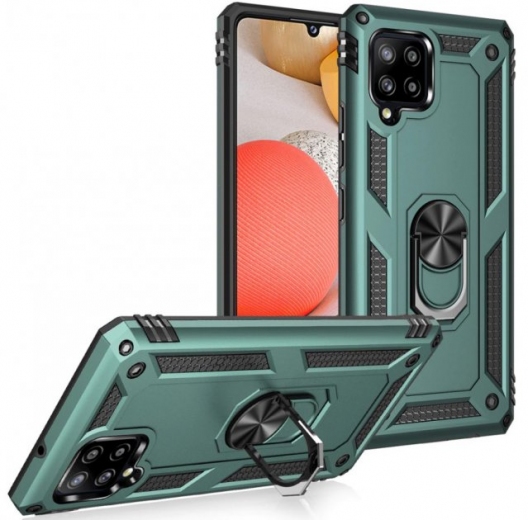 Панель BeCover Military для Samsung Galaxy A22 SM-A225 / M32 SM-M325 (706639) Dark Green - фото - інтернет-магазин електроніки та побутової техніки TTT