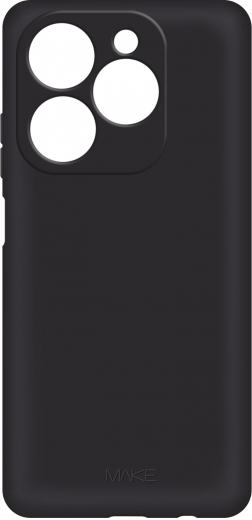 Накладка MAKE Skin для Infinix Hot 40i (MCS-IH40I) Black - фото - интернет-магазин электроники и бытовой техники TTT