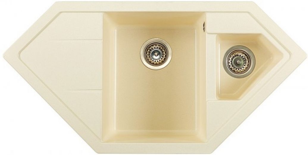 Кухонная мойка INTERLINE INDIGO old white - фото Кухонная мойка INTERLINE INDIGO old white - фото - интернет-магазин электроники и бытовой техники TTT