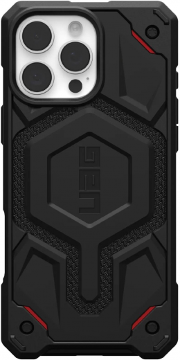 Чехол UAG для Apple iPhone 16 Pro Monarch Pro Magsafe (114456113940) Kevlar Black - фото - интернет-магазин электроники и бытовой техники TTT