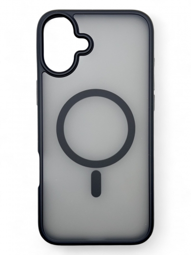 Панель BeCover Metal Buttons Case MagSafe для Apple iPhone 16 Plus (712093) Black - фото - інтернет-магазин електроніки та побутової техніки TTT