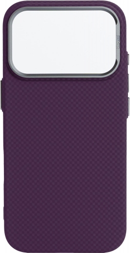 Накладка ArmorStandart LikeCarbon2 MagCase для Apple iPhone 18 Pro Max / 17 Pro Max (ARM92542) Kevlar Dark Cherry - фото - интернет-магазин электроники и бытовой техники TTT
