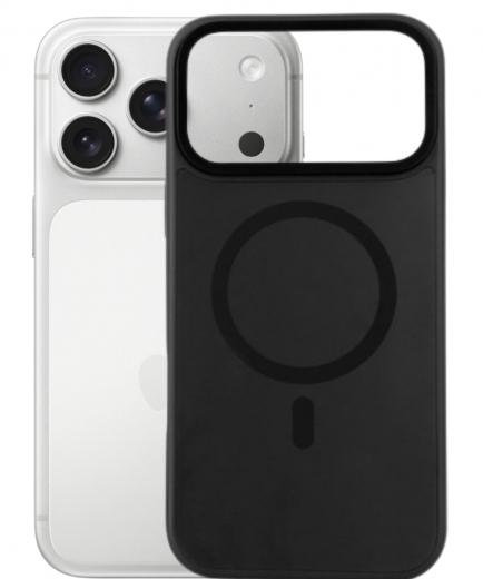 Панель BeCover FIBRA ArcLine Case with MagSafe для Apple iPhone 17 Pro (715381) Black - фото - інтернет-магазин електроніки та побутової техніки TTT