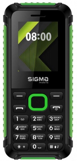Мобильный телефон Sigma mobile X-style 18 Track Black-Green (130272) - Уценка - фото - интернет-магазин электроники и бытовой техники TTT