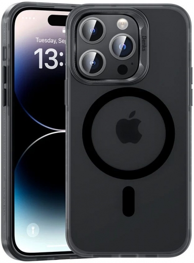 Панель Benks MagClap Lucid Armor Protective для Apple iPhone 14 Pro Black - фото - інтернет-магазин електроніки та побутової техніки TTT