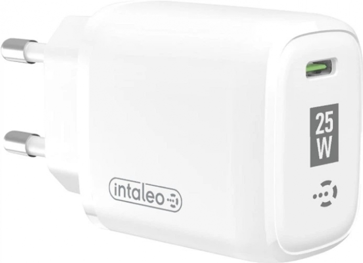 Сетевое зарядное устройство Intaleo TCGQPD125 USB Type-C 25W White (241091) - Уценка - фото - интернет-магазин электроники и бытовой техники TTT