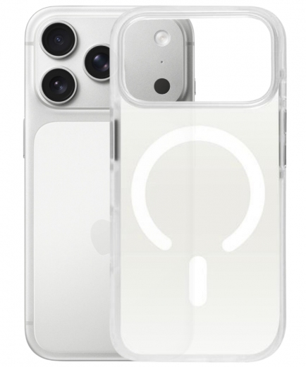 Панель BeCover FIBRA Shock-Proof case with MagSafe для Apple iPhone 17 Pro (715467) White - фото - интернет-магазин электроники и бытовой техники TTT