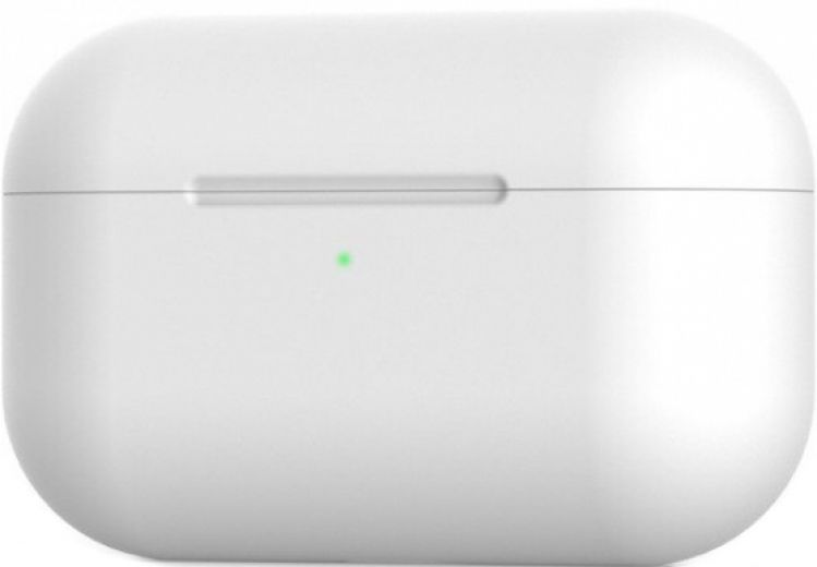 Чехол Ultrathin Silicone Case для Apple AirPods Pro White - фото - интернет-магазин электроники и бытовой техники TTT