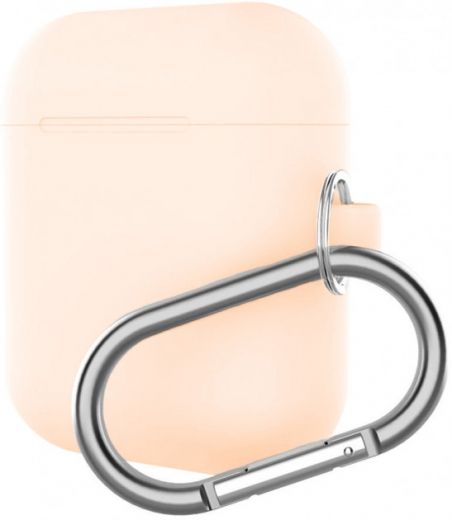 Чехол для наушников Silicon case для Apple AirPods Pink Sand - фото - интернет-магазин электроники и бытовой техники TTT