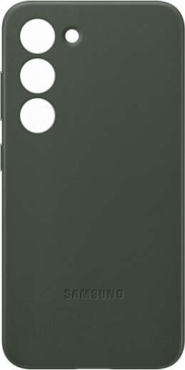 Панель Samsung Leather Cover для Samsung Galaxy S23 Plus (EF-VS916LGEGRU) Green - фото Панель Samsung Leather Cover для Samsung Galaxy S23 Plus (EF-VS916LGEGRU) Green - фото - інтернет-магазин електроніки та побутової техніки TTT