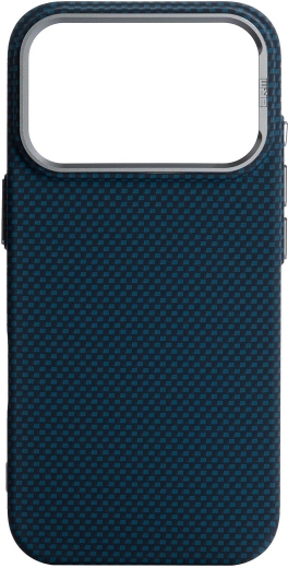 Накладка ArmorStandart LikeCarbon2 MagCase для Apple iPhone 18 Pro Max / 17 Pro Max (ARM92541) Kevlar Dark Blue - фото - интернет-магазин электроники и бытовой техники TTT