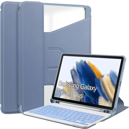 Чохол-клавіатура BeCover Rotatable 360° для Samsung Galaxy Tab S9 (SM-X710/SM-X716)/S9 FE (SM-X510/SM-X516B) 11.0