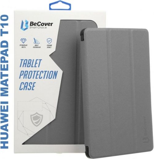 Чехол BeCover Smart Case для Huawei MatePad T10s (705402) Gray  - фото Чехол BeCover Smart Case для Huawei MatePad T10s (705402) Gray  - фото - интернет-магазин электроники и бытовой техники TTT