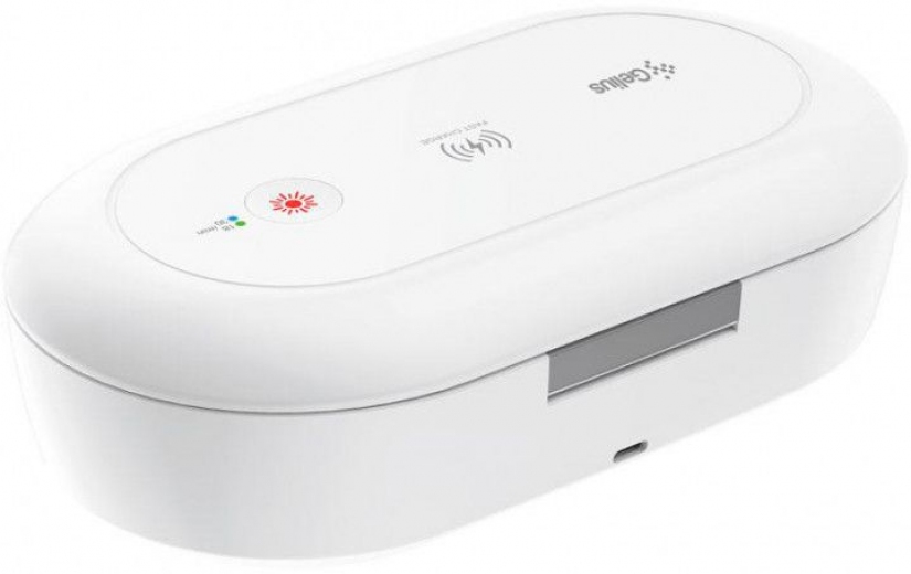 Стерилизатор для мобильного телефона с функцией беспроводной зарядки Gelius Pro UV Disinfection Box GP-UV001+ Wireless Charging (2099900794490) (146908) - Уценка - фото - интернет-магазин электроники и бытовой техники TTT