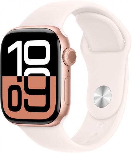 Apple Watch Series 10 GPS 42mm Rose Gold Aluminium Case with Light Blush Sport Band - M/L (MWWJ3QH/A) - фото Apple Watch Series 10 GPS 42mm Rose Gold Aluminium Case with Light Blush Sport Band - M/L (MWWJ3QH/A) - фото - интернет-магазин электроники и бытовой техники TTT