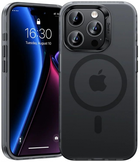 Панель Benks MagClap Lucid Armor Protective для Apple iPhone 15 Pro Max Black - фото - интернет-магазин электроники и бытовой техники TTT