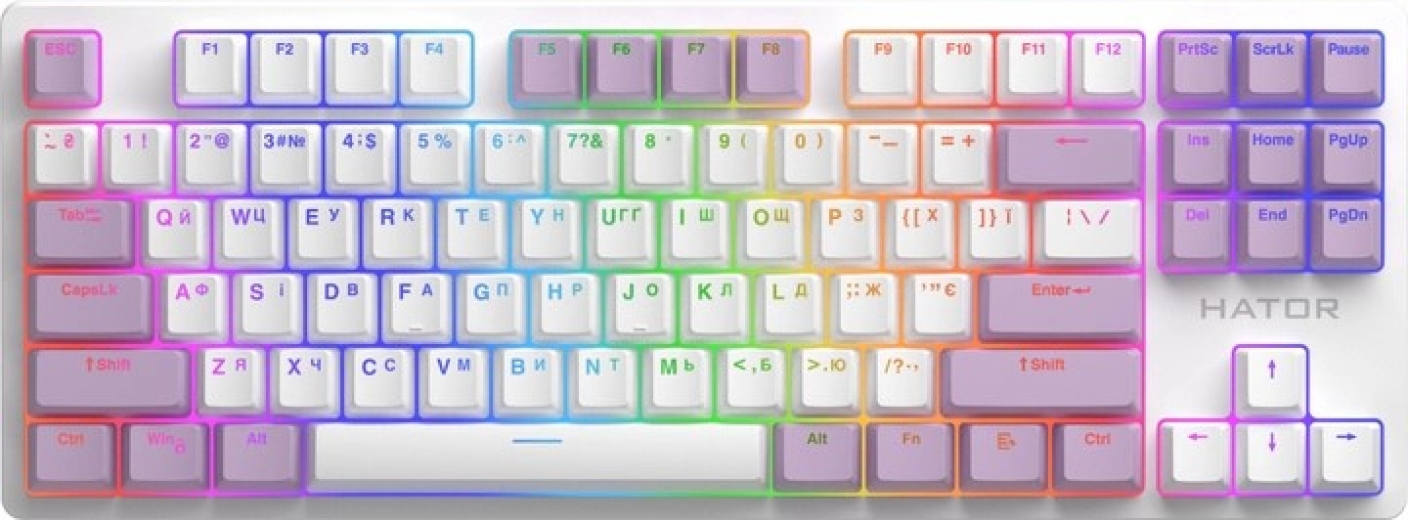 Клавіатура HATOR Rockfall 2 Mecha Signature Edition (HTK-521-WWM) - фото - інтернет-магазин електроніки та побутової техніки TTT