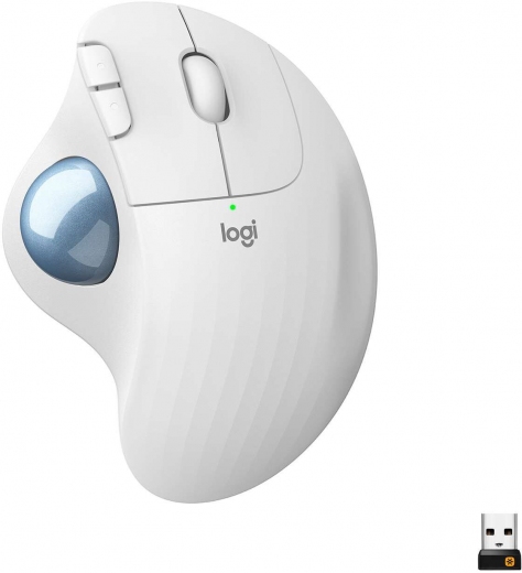 Мышь Logitech Trackball Ergo M575 For Business Off (910-006438) White - фото Мышь Logitech Trackball Ergo M575 For Business Off (910-006438) White - фото - интернет-магазин электроники и бытовой техники TTT