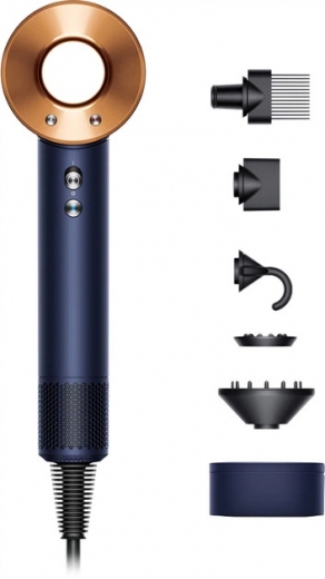Фен Dyson HD07 Supersonic (412525-01) Special Gift Edition Prussian Blue/Rich Copper (245200) - Уценка - фото - интернет-магазин электроники и бытовой техники TTT