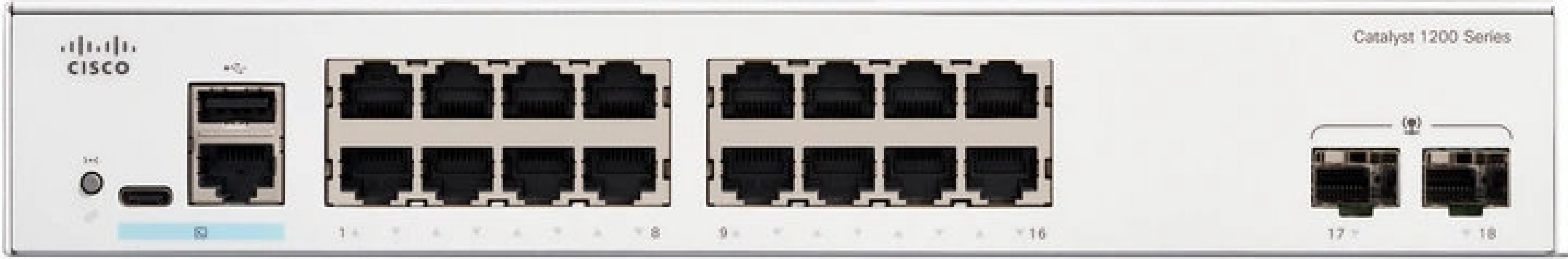 Коммутатор Cisco Catalyst 1200 (C1200-24T-4X) - фото - интернет-магазин электроники и бытовой техники TTT