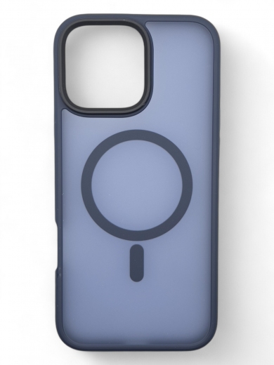 Панель BeCover Metal Buttons Case MagSafe для Apple iPhone 16 Pro (712097) Blue - фото - інтернет-магазин електроніки та побутової техніки TTT