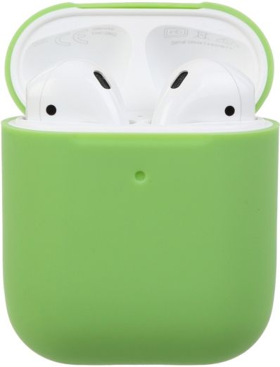 Чохол Ultrathin Silicone Case для Apple AirPods 2 Light green - фото - інтернет-магазин електроніки та побутової техніки TTT