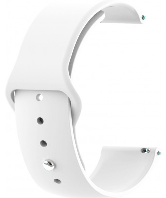 Ремінець BeCover для Amazfit Stratos/ Stratos 2/2S/3 / Amazfit GTR 2 / Amazfit GTR 47mm / Amazfit GTR Lite 47mm / Amazfit Nexo / Amazfit Pace (706377) White  - фото - інтернет-магазин електроніки та побутової техніки TTT