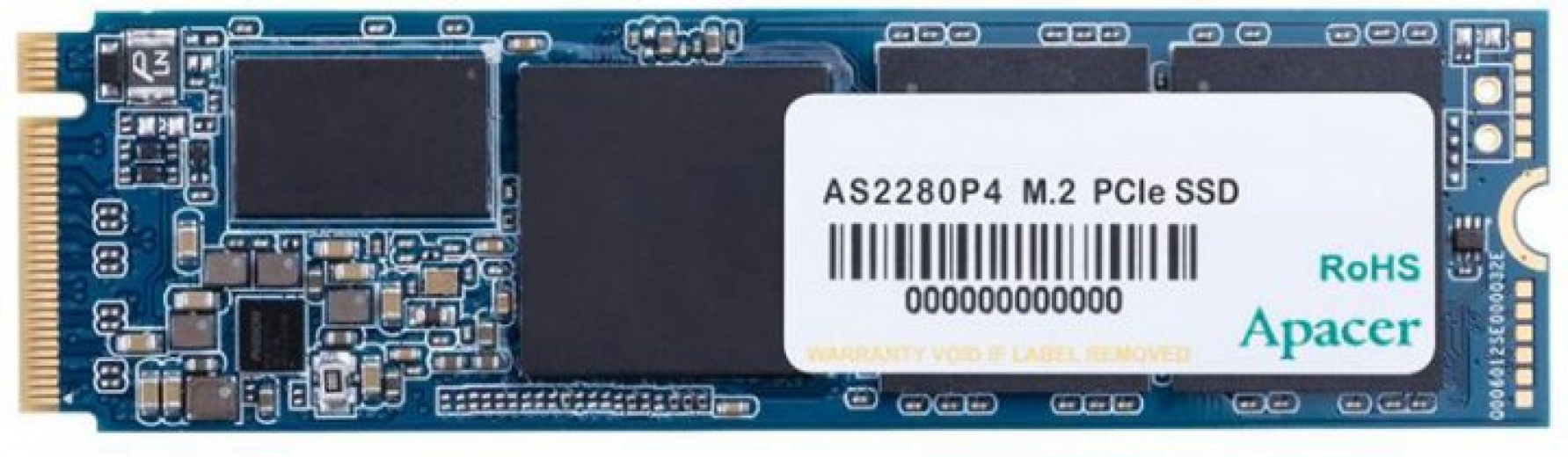 SSD Apacer AS2280P4 512GB NVMe M.2 2280 PCIe 3.0 x4 3D NAND TLC (AP512GAS2280P4-1) - фото SSD Apacer AS2280P4 512GB NVMe M.2 2280 PCIe 3.0 x4 3D NAND TLC (AP512GAS2280P4-1) - фото - інтернет-магазин електроніки та побутової техніки TTT