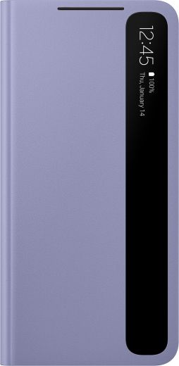 Чехол-книжка Samsung Clear View Cover для Samsung Galaxy S21 Plus (EF-ZG996CVEGRU) Violet - фото - интернет-магазин электроники и бытовой техники TTT
