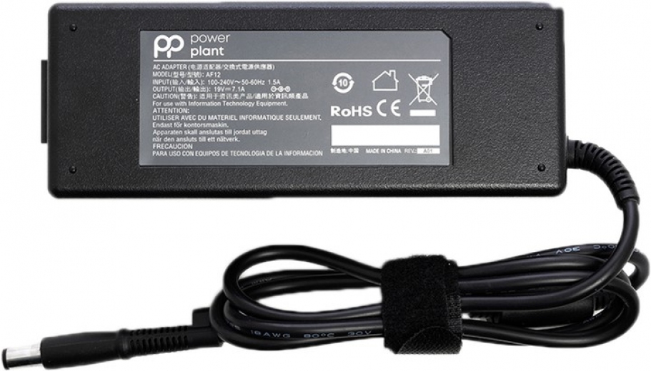 Блок питания PowerPlant для ноутбука HP 7.4х5.0 мм (18.5V 90W 4.9A) (HP90E7450) - фото - интернет-магазин электроники и бытовой техники TTT