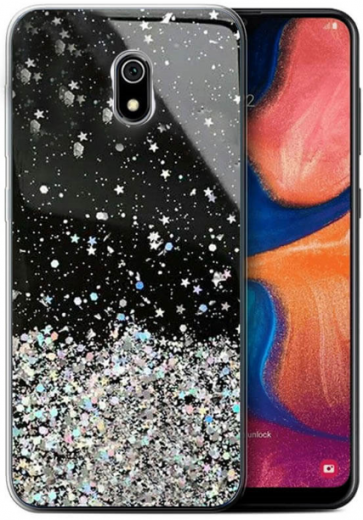 Накладка TPU Star Shine Xiaomi Redmi 8A Black (тех.пак.) - фото - інтернет-магазин електроніки та побутової техніки TTT