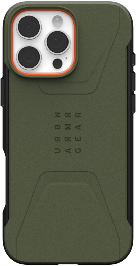 Чехол UAG для Apple iPhone 16 Pro Civilian Magsafe (114444117272) Olive Drab - фото - интернет-магазин электроники и бытовой техники TTT