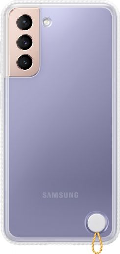 Накладка Samsung Clear Protective Cover для Samsung Galaxy S21 Plus (EF-GG996CWEGRU) White - фото - интернет-магазин электроники и бытовой техники TTT