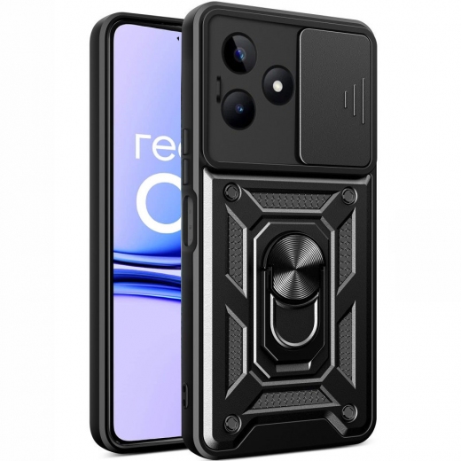 Панель BeCover Military для Realme C51 (710705) Black - фото - интернет-магазин электроники и бытовой техники TTT