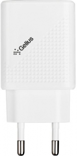 Сетевое зарядное устройство Gelius Pro Vogue GP-HC011 2USB 2.4A + Cable MicroUSB White (158966) - Уценка - фото - интернет-магазин электроники и бытовой техники TTT