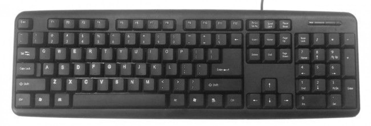 Клавиатура проводная Gembird KB-103-UA PS/2 (KB-103-UA) (105215) - Уценка - фото Клавиатура проводная Gembird KB-103-UA PS/2 (KB-103-UA) (105215) - Уценка - фото - интернет-магазин электроники и бытовой техники TTT