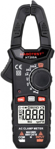 Зажимной измеритель HABOTEST DC1000В/1000A, AC750В/1000A (HT208D) - фото - интернет-магазин электроники и бытовой техники TTT