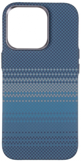 Панель Gelius Kevlar Case (MagSafe) для iPhone 16 Pro Max Blue - фото - інтернет-магазин електроніки та побутової техніки TTT
