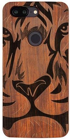 Накладка Boogic Wooden iPhone X Tiger - фото - интернет-магазин электроники и бытовой техники TTT